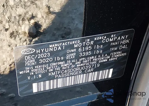 2024 Genesis G90 3.5T E-Sc Awd from USA, damaged, VIN KMTFC4SD0RU039719